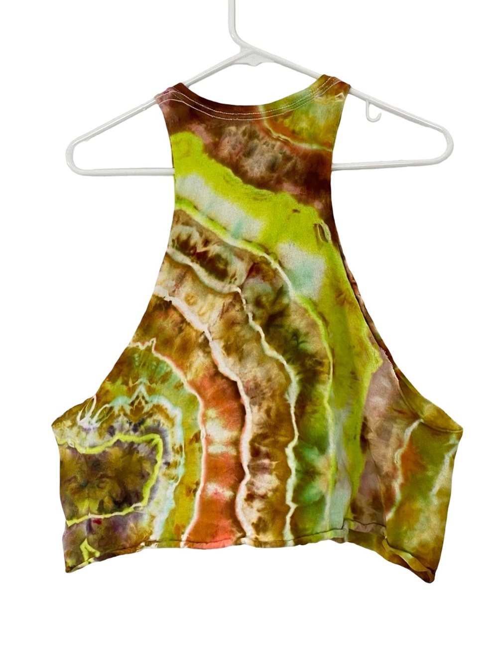 Upcycled Tie Dye Tank Top Womens Size Medium Handmade OOAK Shirt Skater Grunge - Picture 2 of 7